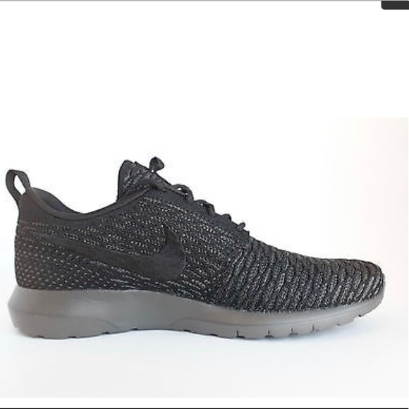 nike roshe run flyknit midnight fog